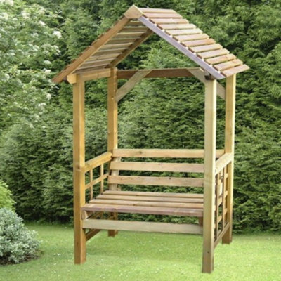 Arbour seat b&q sale