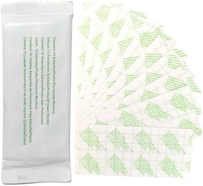Pantry Moth Trap Refill Pads (10pk) Demi Diamond Sticky Pheromone Glue ...