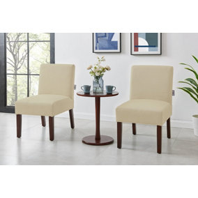 Paola Bistro Chairs & Side Table Set - Cream