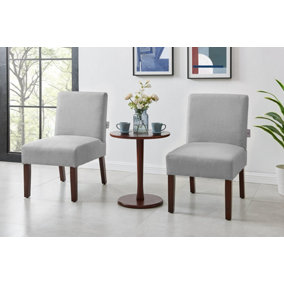Paola Bistro Chairs & Side Table Set - Grey