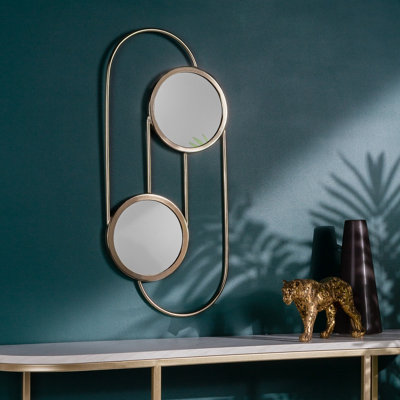 Paoletti Abstract Double Wall Mounted Mirror