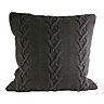 Paoletti Aran Chunky Cable Knit Polyester Filled Cushion