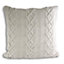 Paoletti Aran Chunky Cable Knit Polyester Filled Cushion