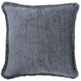 Paoletti Astbury Chenille Fringed Polyester Filled Cushion