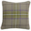Paoletti Aviemore Tartan Faux Wool Feather Filled Cushion