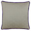 Paoletti Belsize Jacquard Piped Polyester Filled Cushion