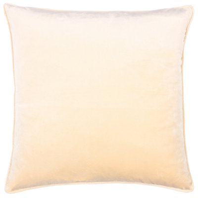 Paoletti Bloomsbury Cut Velvet Piped Feather Filled Cushion