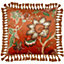 Paoletti Botanist Floral Velvet Tasselled Cushion Cover