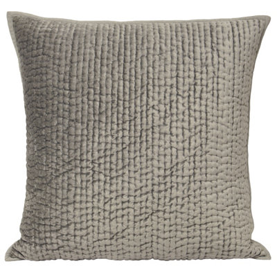 Paoletti Brooklands Quilted Piped Feather Filled Cushion