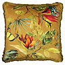 Paoletti Cahala Tropical Floral Printed Polyester Filled Cushion
