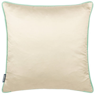 Paoletti Carnaby Chain Geometric Satin Feather Filled Cushion