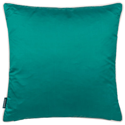 Paoletti Carnaby Chain Geometric Satin Polyester Filled Cushion