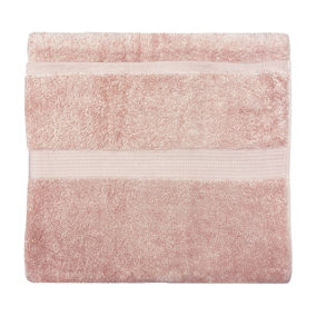 Paoletti Cleopatra Egyptian Bath Towel, Egyptian Cotton, Blush