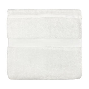 Paoletti Cleopatra Egyptian Bath Towel, Egyptian Cotton, White