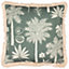 Paoletti Colonial Palm Tropical Fringed Cushion Cover