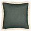 Paoletti Colonial Palm Tropical Fringed Cushion Cover