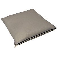 Paoletti Dallas Zip Textured Cushion Cover