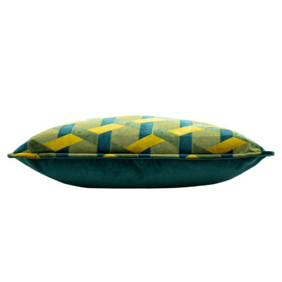 Paoletti Delano Geometric Jacquard Polyester Filled Cushion