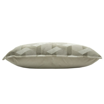Paoletti Delano Velvet Jacquard Feather Filled Cushion