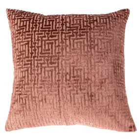 Paoletti Delphi Geometric Jacquard Polyester Filled Cushion