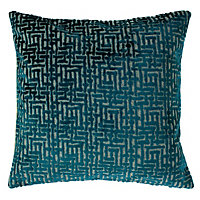 Paoletti Delphi Geometric Jacquard Polyester Filled Cushion