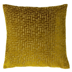 Paoletti Delphi Velvet Jacquard Cushion Cover