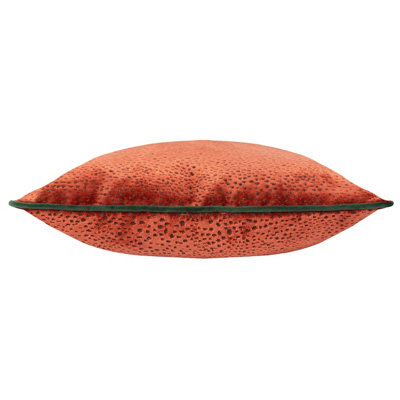 Paoletti Estelle Spotted Velvet Feather Filled Cushion