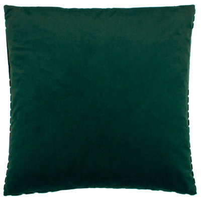 Paoletti Evoke Geometric Cut Velvet Polyester Filled Cushion