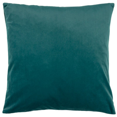 Paoletti Evoke Geometric Cut Velvet Polyester Filled Cushion