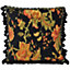 Paoletti Fairvale Floral Tasselled Feather Filled Cushion