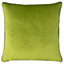 Paoletti Figaro Floral Piped Velvet Feather Filled Cushion