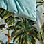 Paoletti Forsteriana Palms 100% Cotton Duvet Cover Set