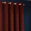 Paoletti Galaxy Chenille Eyelet Curtains, Copper
