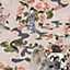 Paoletti Geisha Blush Pink Digitally Printed Traditional Floral Wallpaper Sample