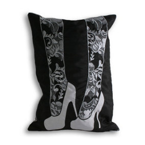 Paoletti Goody 2 Shoes Embroidered Cushion Cover