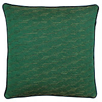 Paoletti Highbury Jacquard Piped Polyester Filled Cushion