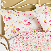Paoletti Honey Pot Lane Floral Embroidered Pillow Sham