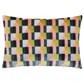 Paoletti Keela Cut Velvet Polyester Filled Cushion