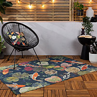 Paoletti Koi Pond Digtally Printed Outdoor Rug