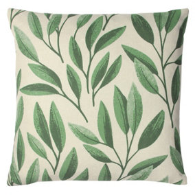 Paoletti Laurel Botanical Printed Polyester Filled Cushion