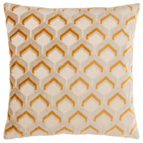 Paoletti Ledbury Velvet Jacquard Polyester Filled Cushion
