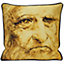 Paoletti Leonardo Self Portrait Piped Polyester Filled Cushion