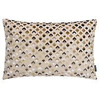 Paoletti Lexington Velvet Jacquard Polyester Filled Cushion