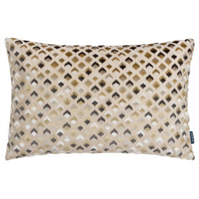 Paoletti Lexington Velvet Jacquard Polyester Filled Cushion
