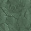 Paoletti Luxe Palmeria Emerald Green Botanical Vinyl Wallpaper Sample