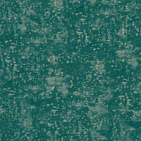 Paoletti Luxe Symphony Teal Blue Embossed Metallic Vinyl Wallpaper Sample