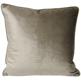 Paoletti Luxe Velvet Piped Cushion Cover