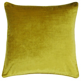 Paoletti Luxe Velvet Piped Cushion Cover