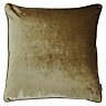 Paoletti Luxe Velvet Piped Polyester Filled Cushion