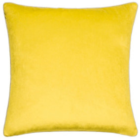 Paoletti Meridian Velvet Piped Cushion Cover